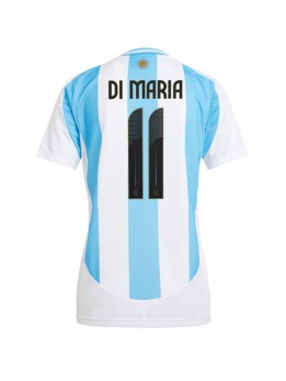 Argentinien Angel Di Maria #11 Heimtrikot für Frauen Copa America 2024 Kurzarm